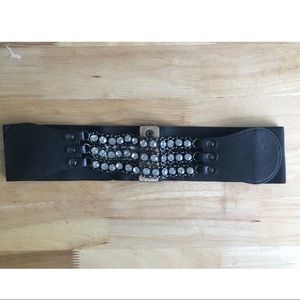 Express stretchy rhinestone belt accessory